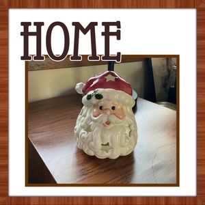 Santa Head with Tealight